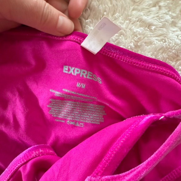Velvet Express Bikini Set Fuchsia Pink Top Small Bottom Medium WORN ONCE - Picture 4 of 11